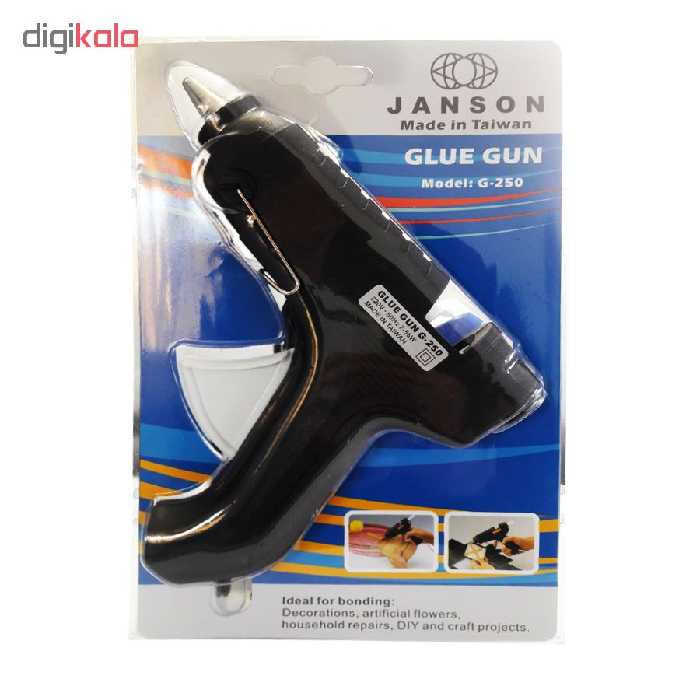 دستگاه چسب تفنگی مدل G-250 به همراه یک عدد چسب حرارتی بزرگ بصورت رایگان