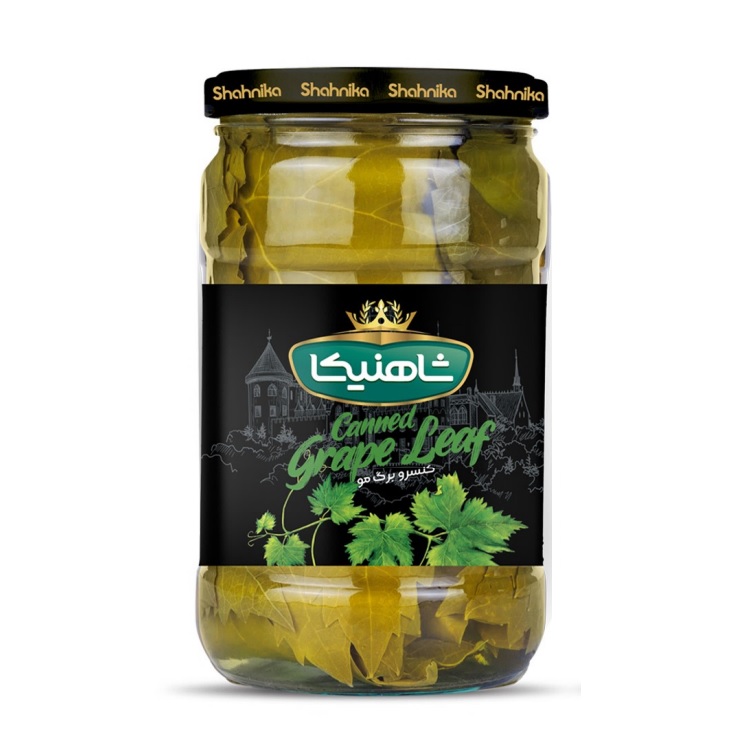 کنسرو برگ مو 670g شاهنیکا