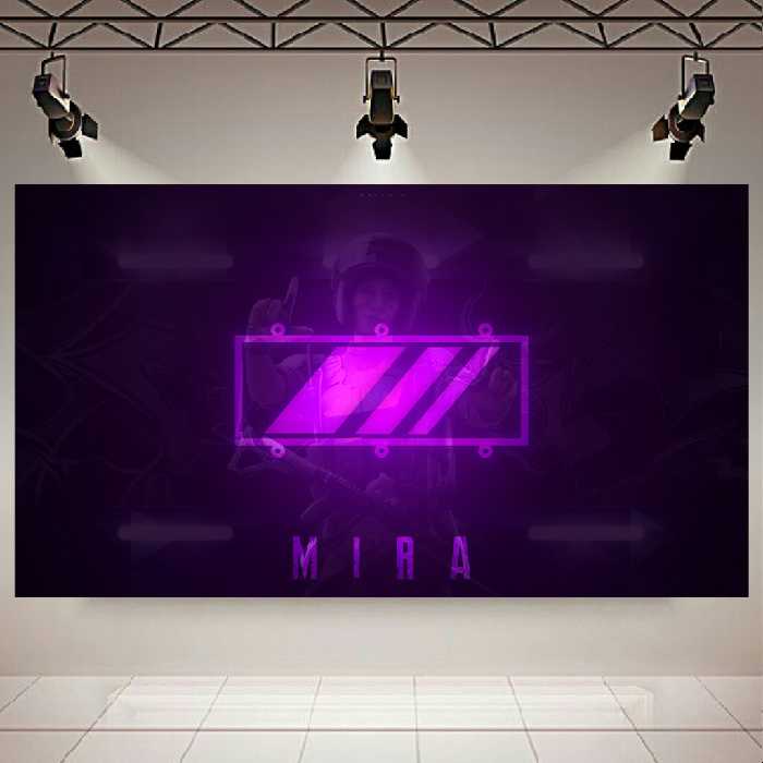 تابلو بوم طرح Game مدل Rainbow six siege (MIRA) کد AR4780