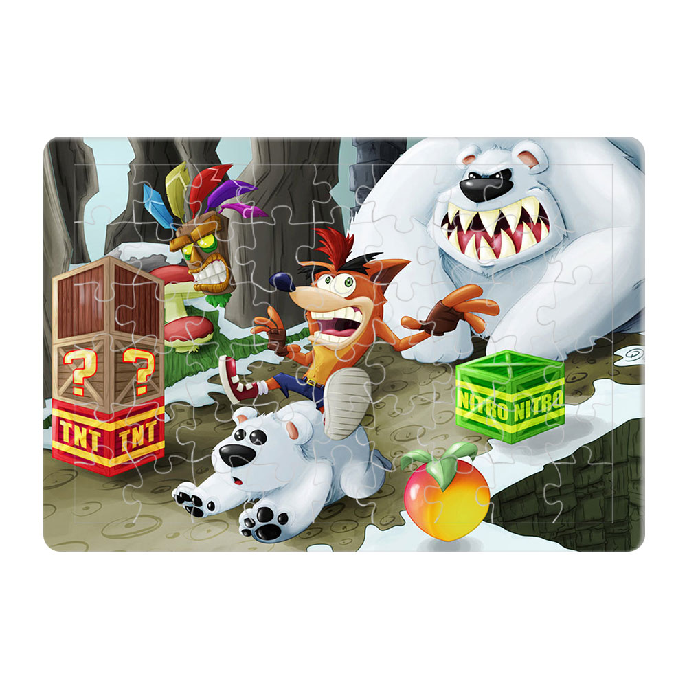 پازل 54 تکه طرح کراش مدل P577