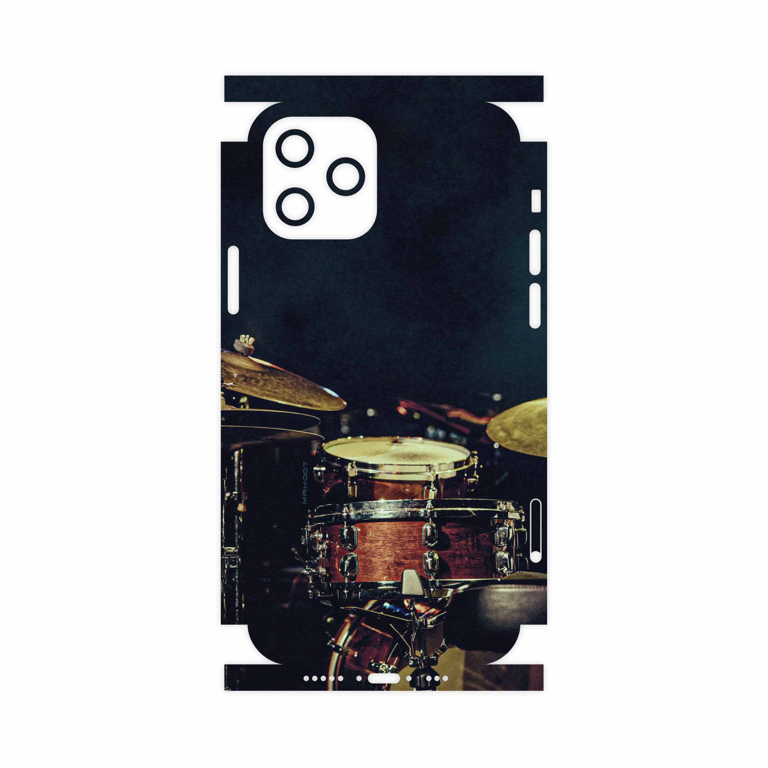 برچسب پوششی ماهوت مدل Drum-Kit-FullSkin مناسب برای گوشی موبایل اپل iPhone 12 Pro