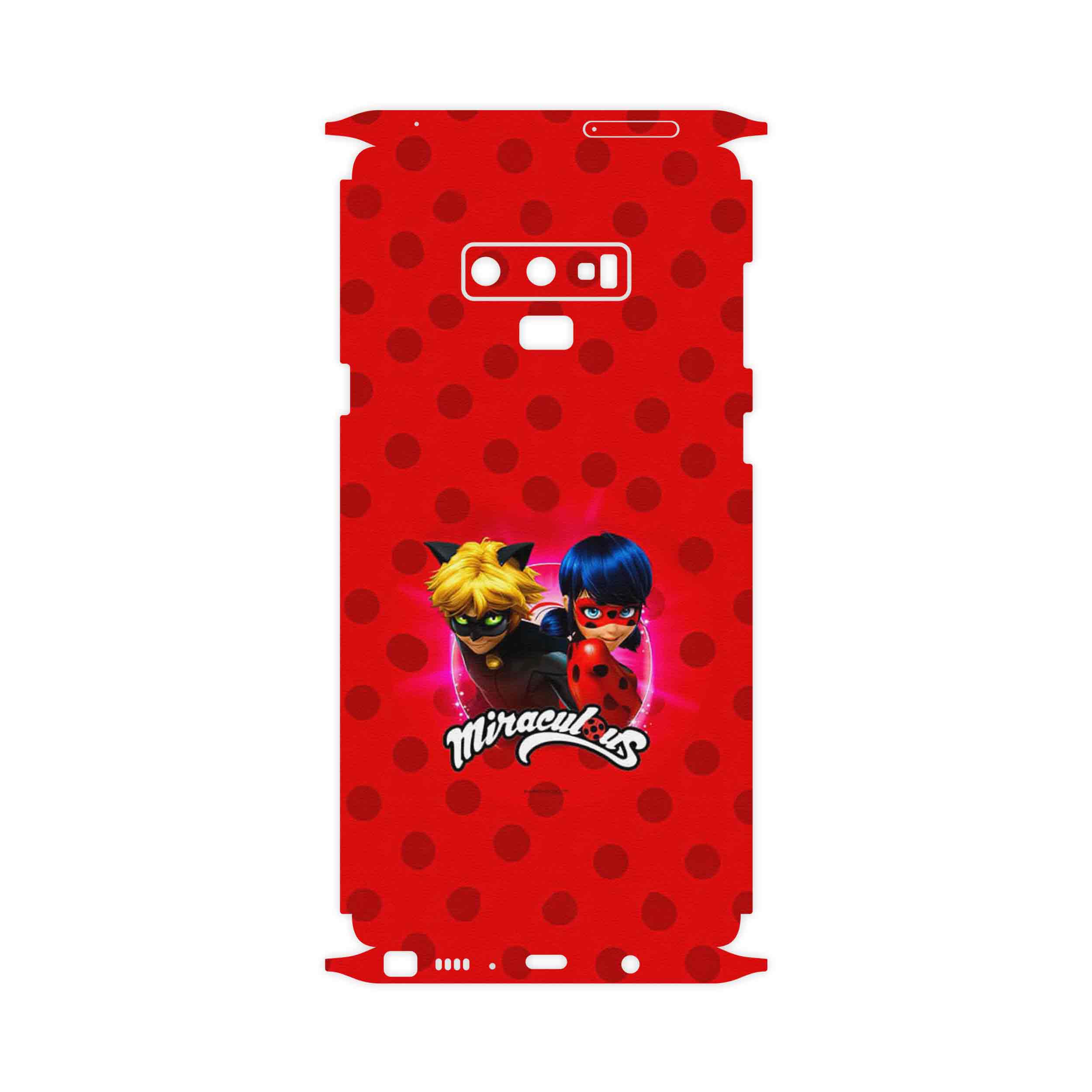 برچسب پوششی ماهوت مدل Ladybug and Cat Noir-FullSkin مناسب برای گوشی موبایل سامسونگ Galaxy Note 9