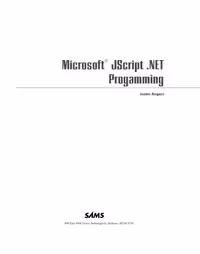 خرید و دانلود نسخه کامل کتاب Microsoft Jscript .NET programming