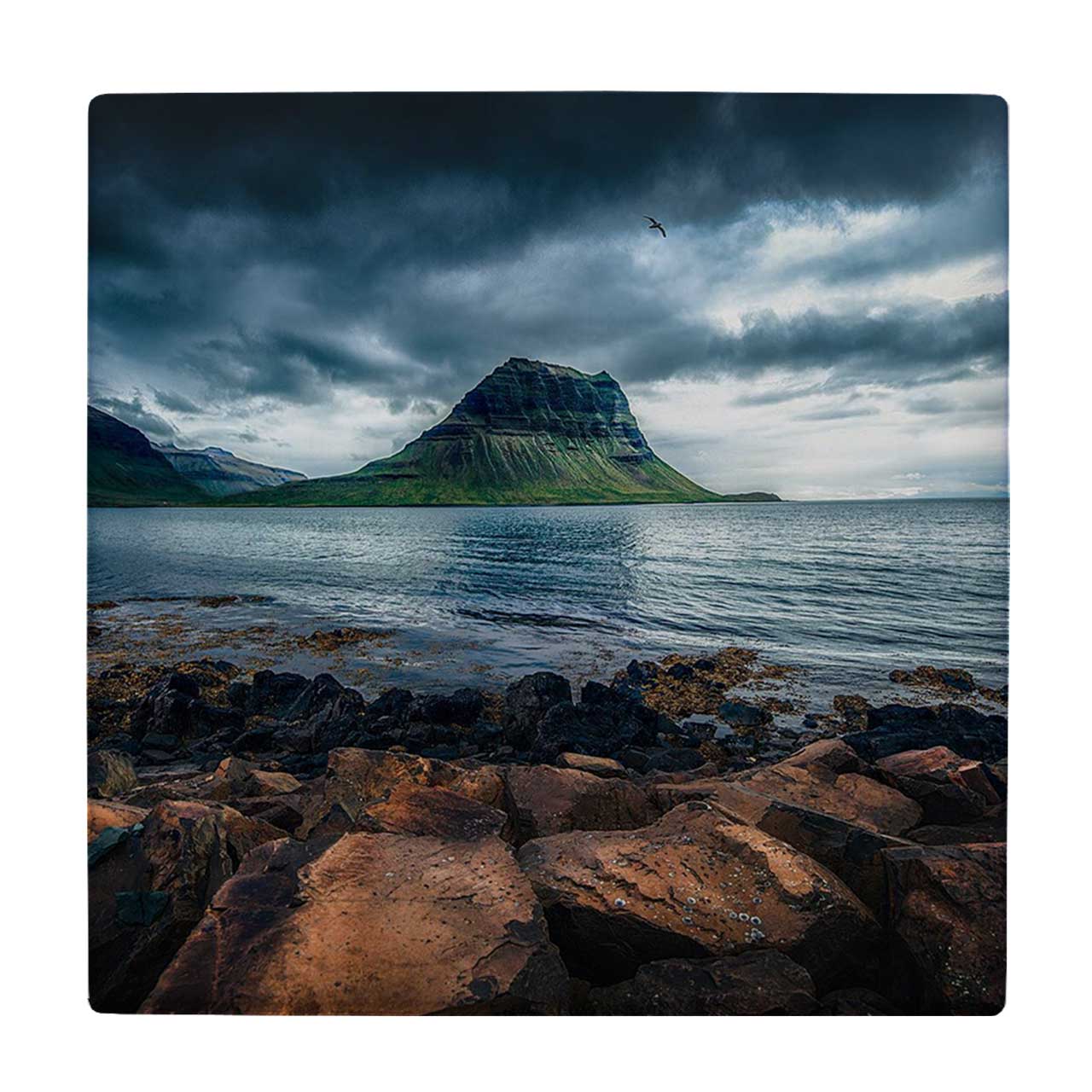  کاشی کارنیلا طرح دریاچه و کوهستان کد wkk775