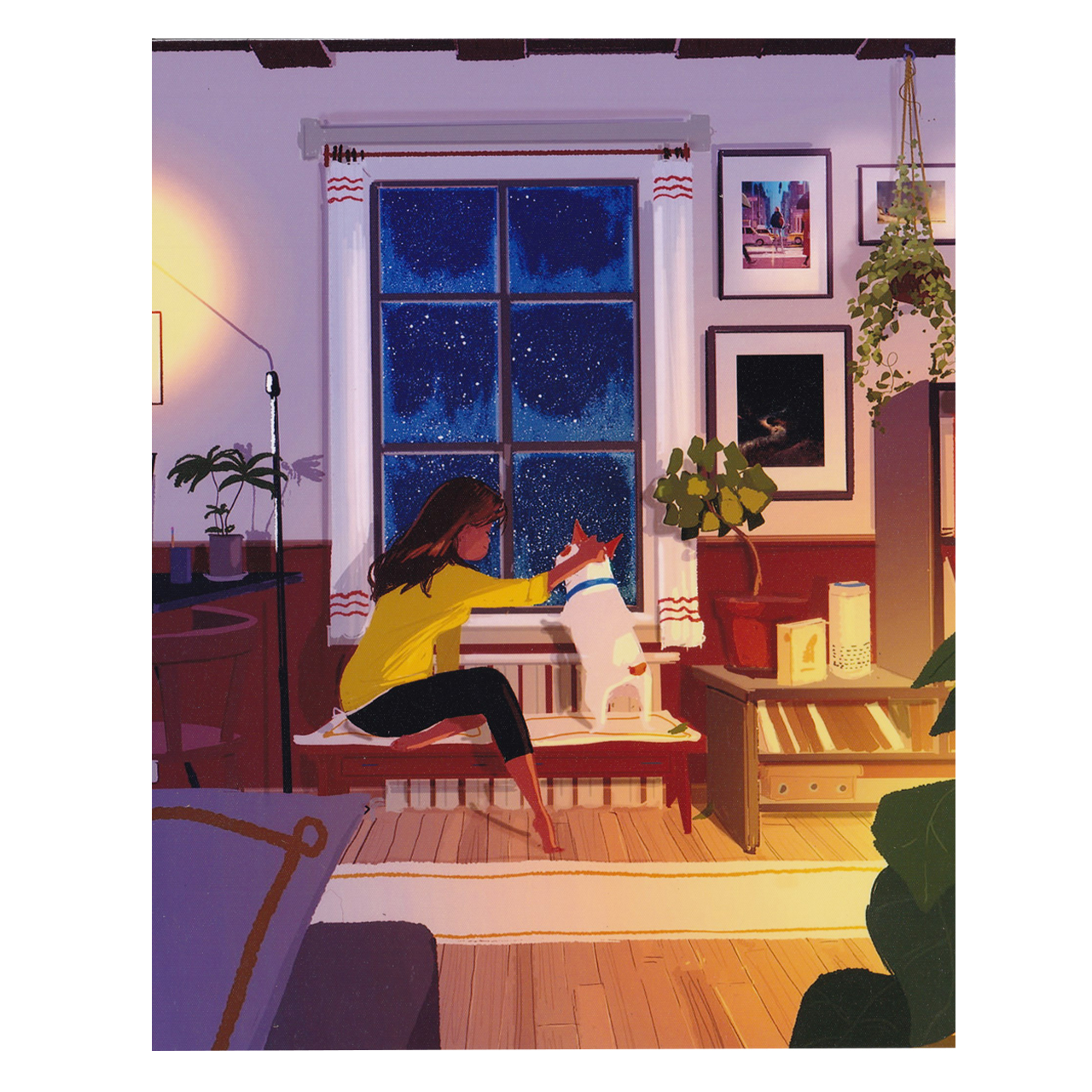 تابلو شاسی طرح پنجره برفی کد Ir-846