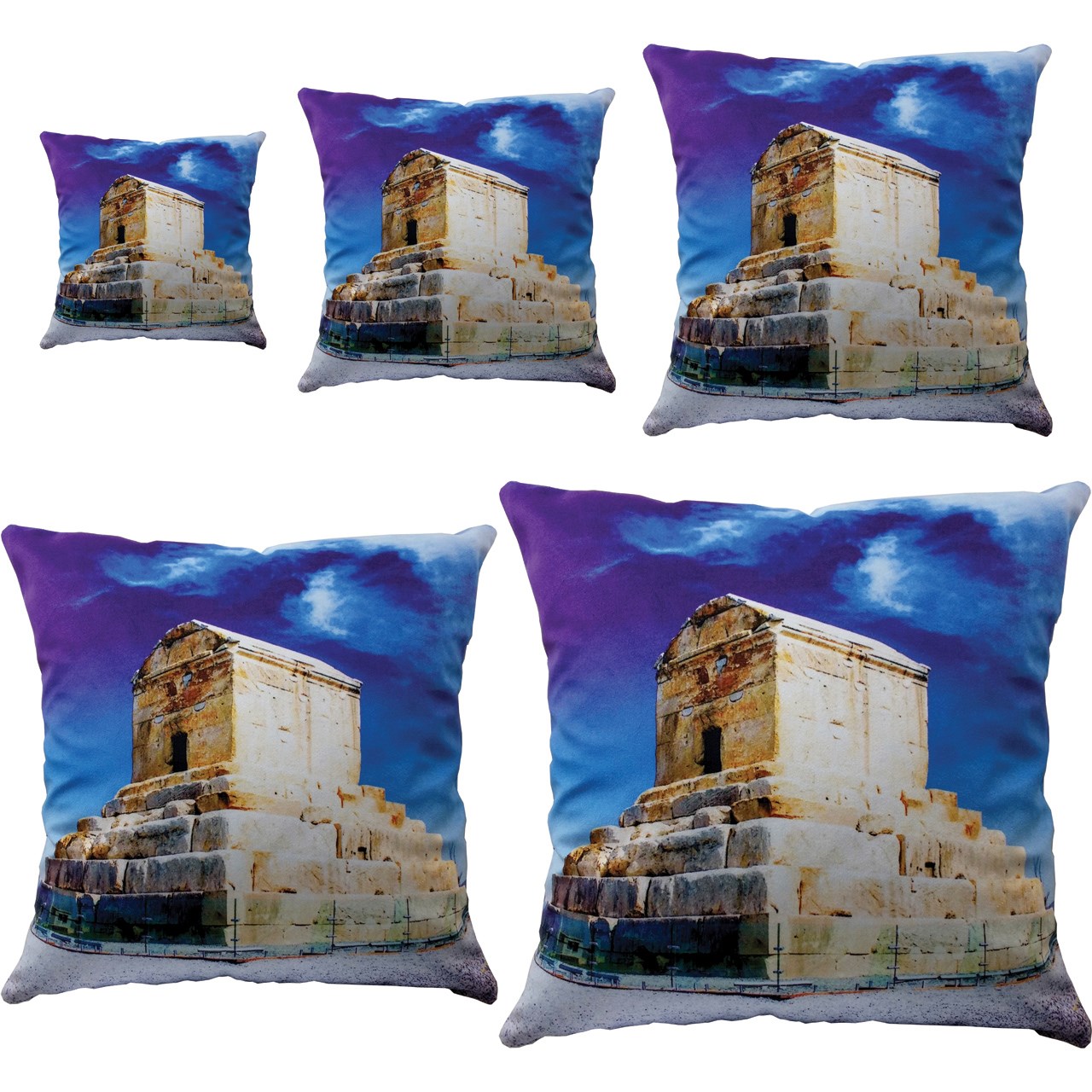 کوسن رنس کد S5-10023 مجموعه 5 عددی کوچک تا بزرگ