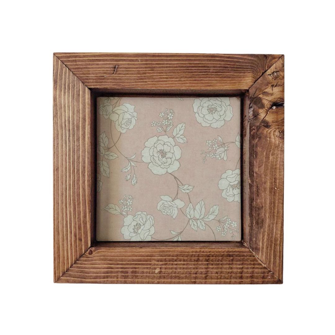 تابلو کاشی گلاک مدل سبک آرت طرح گل کد FT25