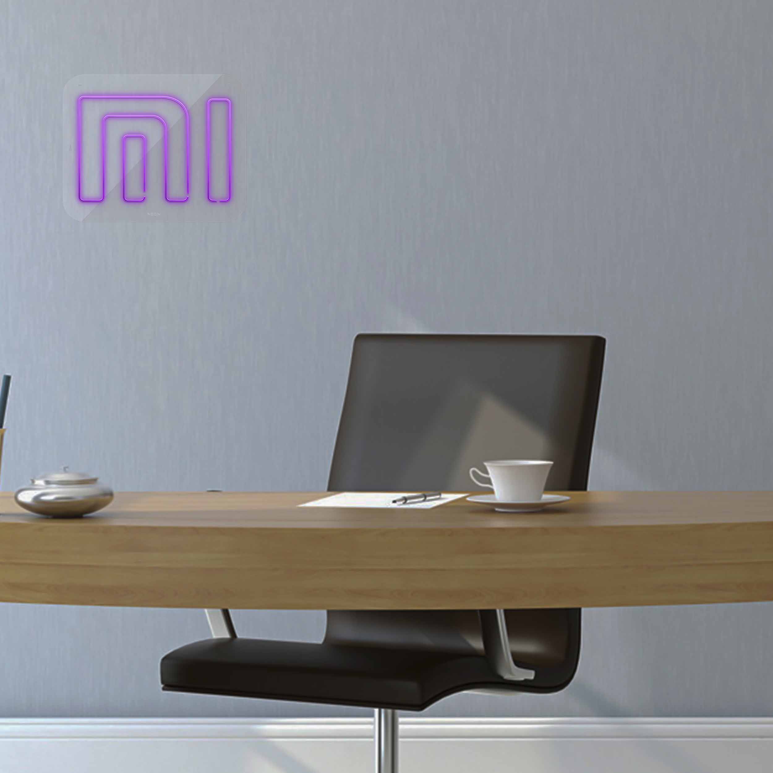 چراغ دیواری نئون دیزاین طرح Xiaomi-GL_PR