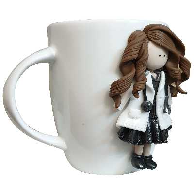 ماگ مدل پزشک کد C_20002 مجموعه 2 عددی