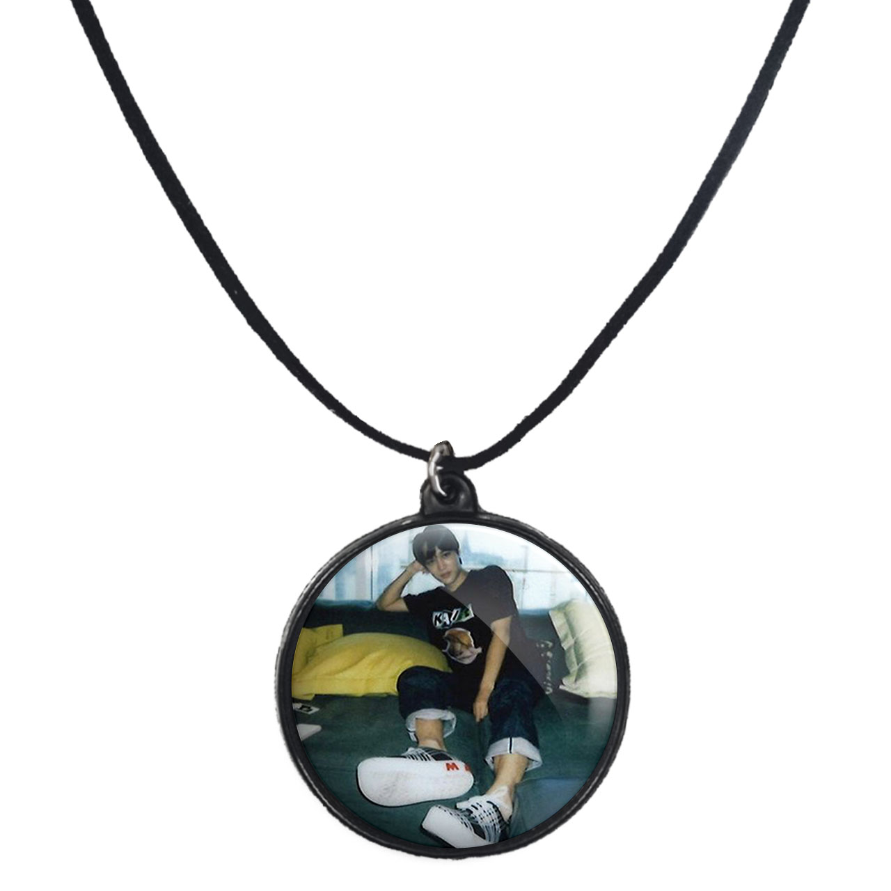 گردنبند پرمانه طرح exo کد pmb.14016 مدل دو طرفه