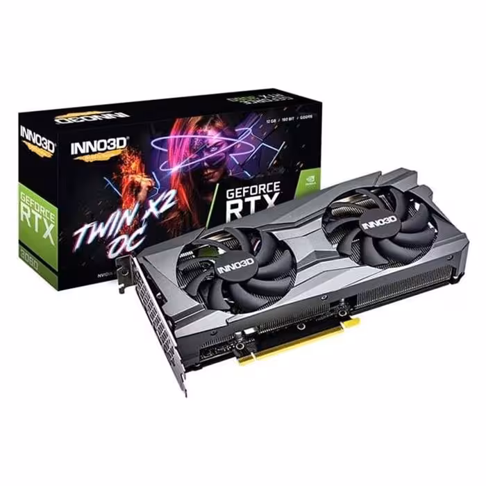 کارت گرافیک اینو تری دی مدل GEFORCE RTX 3060 TWIN X2 حافظه 8 گیگابایت