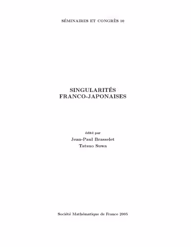 خرید و دانلود نسخه کامل کتاب Singularités franco-japonaises