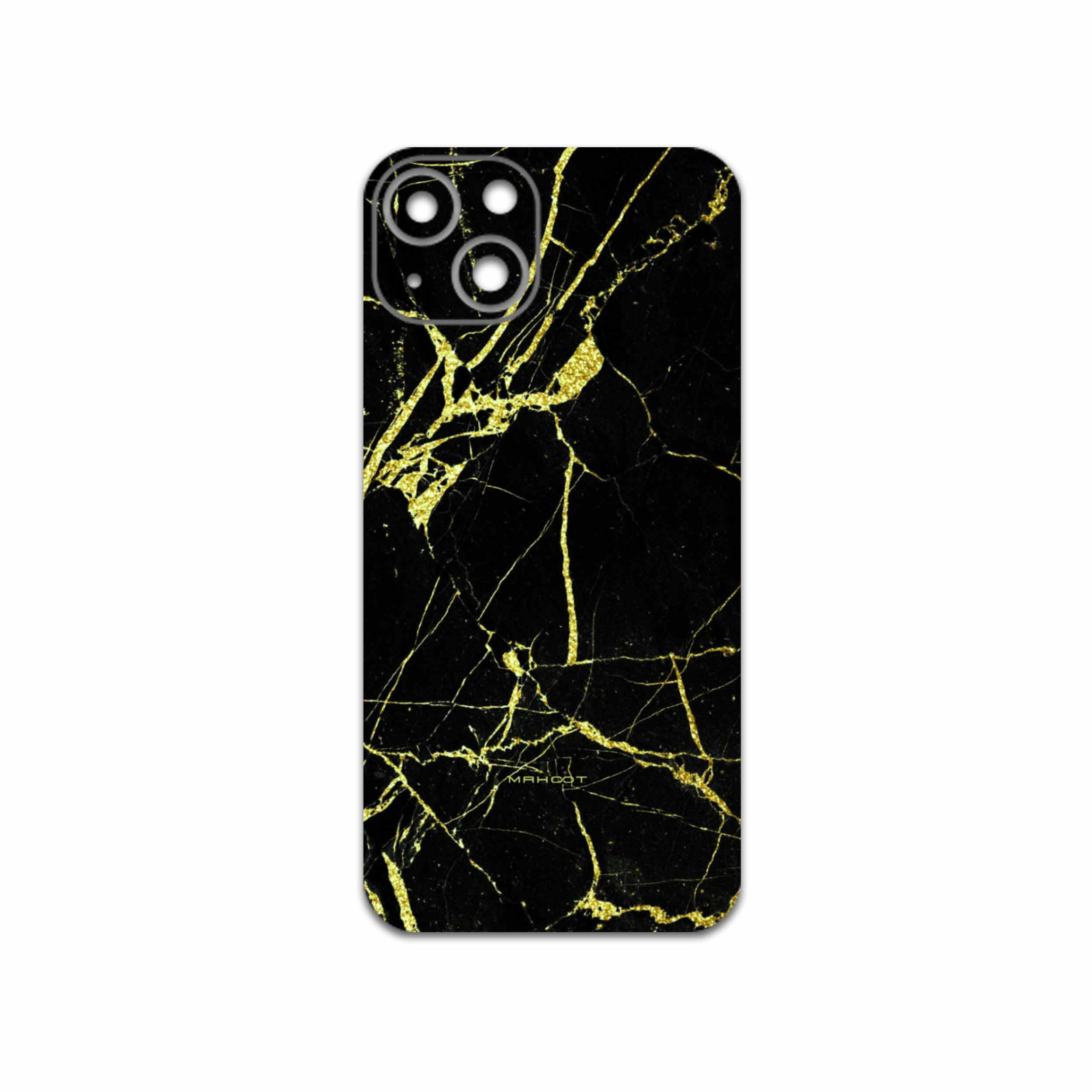برچسب پوششی ماهوت مدل Graphite-Gold-Marble مناسب برای گوشی موبایل اپل iPhone 13