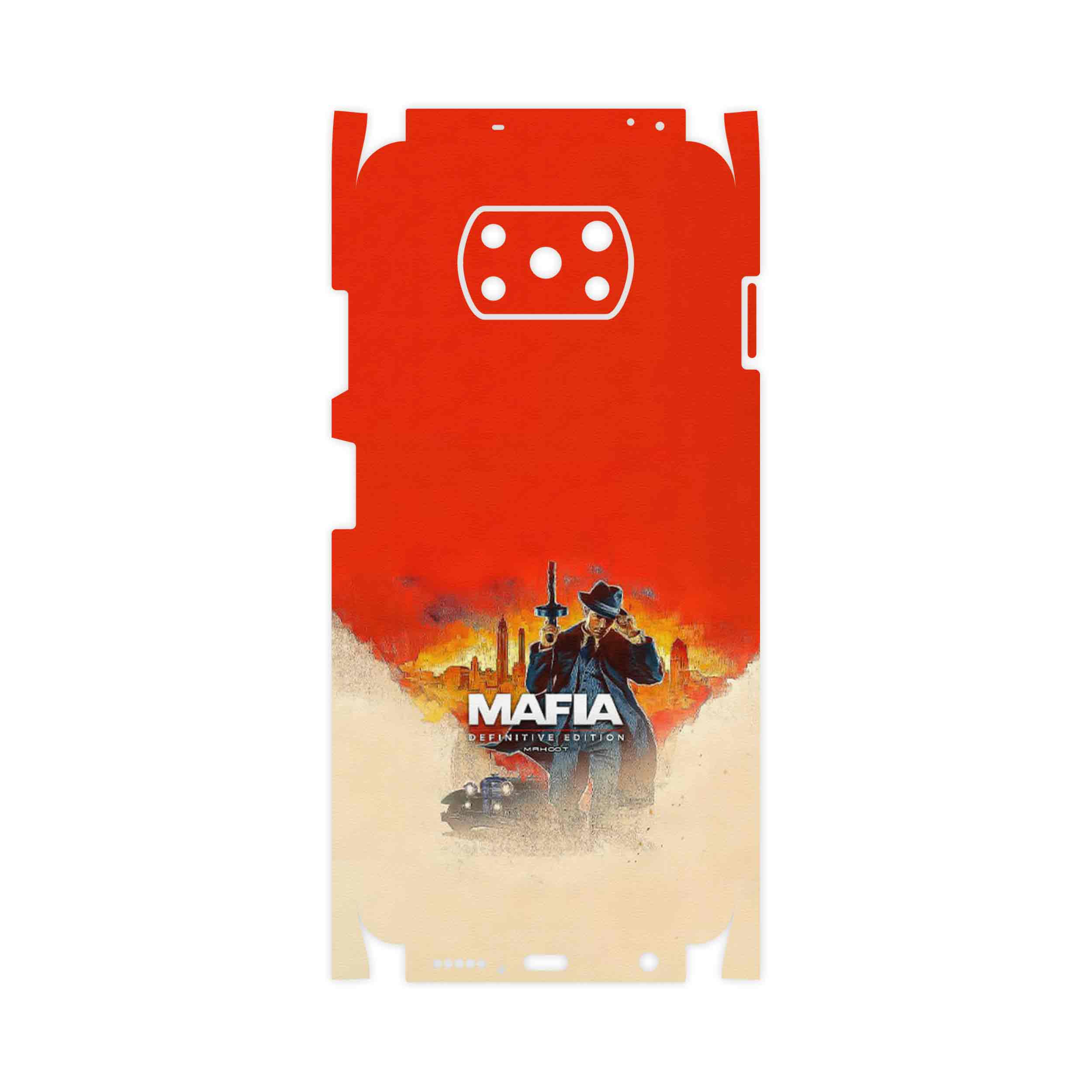 برچسب پوششی ماهوت مدل MAFIA Game Series-FullSkin مناسب برای گوشی موبایل شیائومی Poco X3 NFC