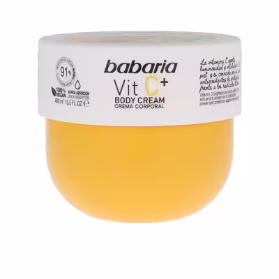 کرم مغذی باباریا مدل Vit C حجم 400 میلی لیتر