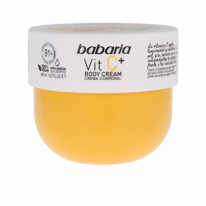 کرم مغذی باباریا مدل Vit C حجم 400 میلی لیتر