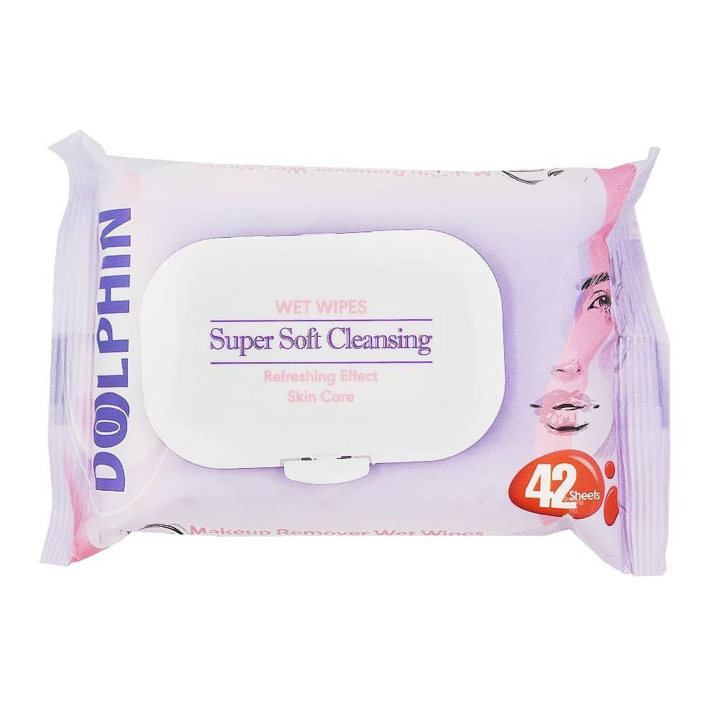 دستمال مرطوب و پاک کننده آرایش دلفین 