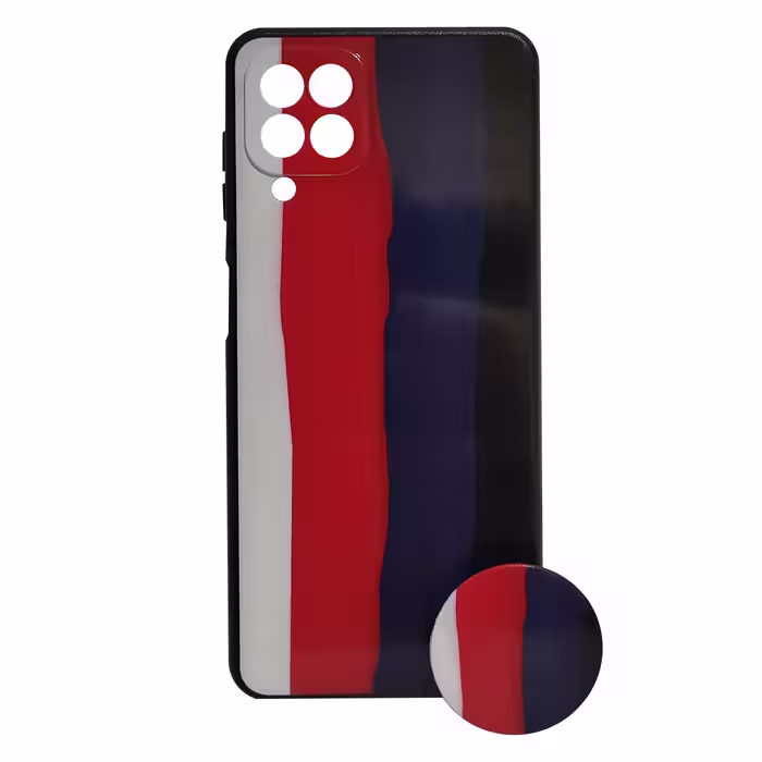 کاور کد 1839 مناسب برای گوشی موبایل سامسونگ Galaxy A22 4G به همراه پایه نگهدارنده