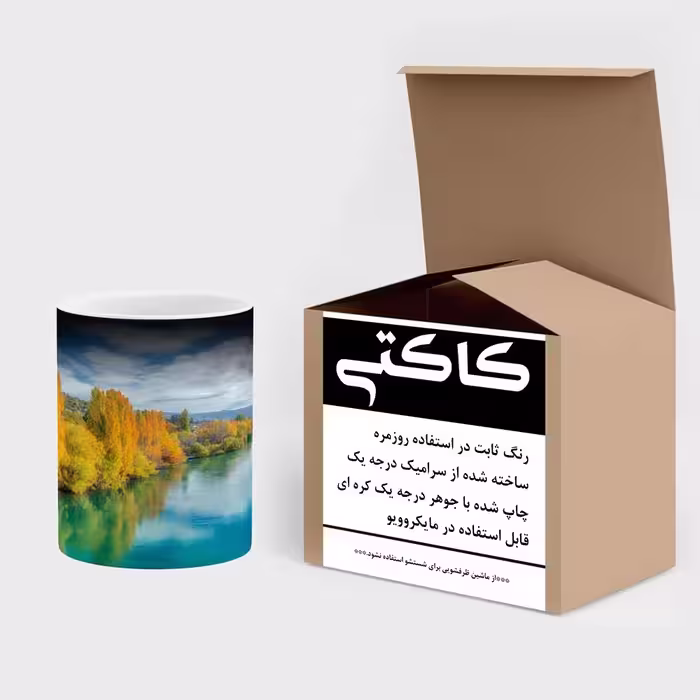 ماگ حرارتی کاکتی طرح منظره مدل mgh15211