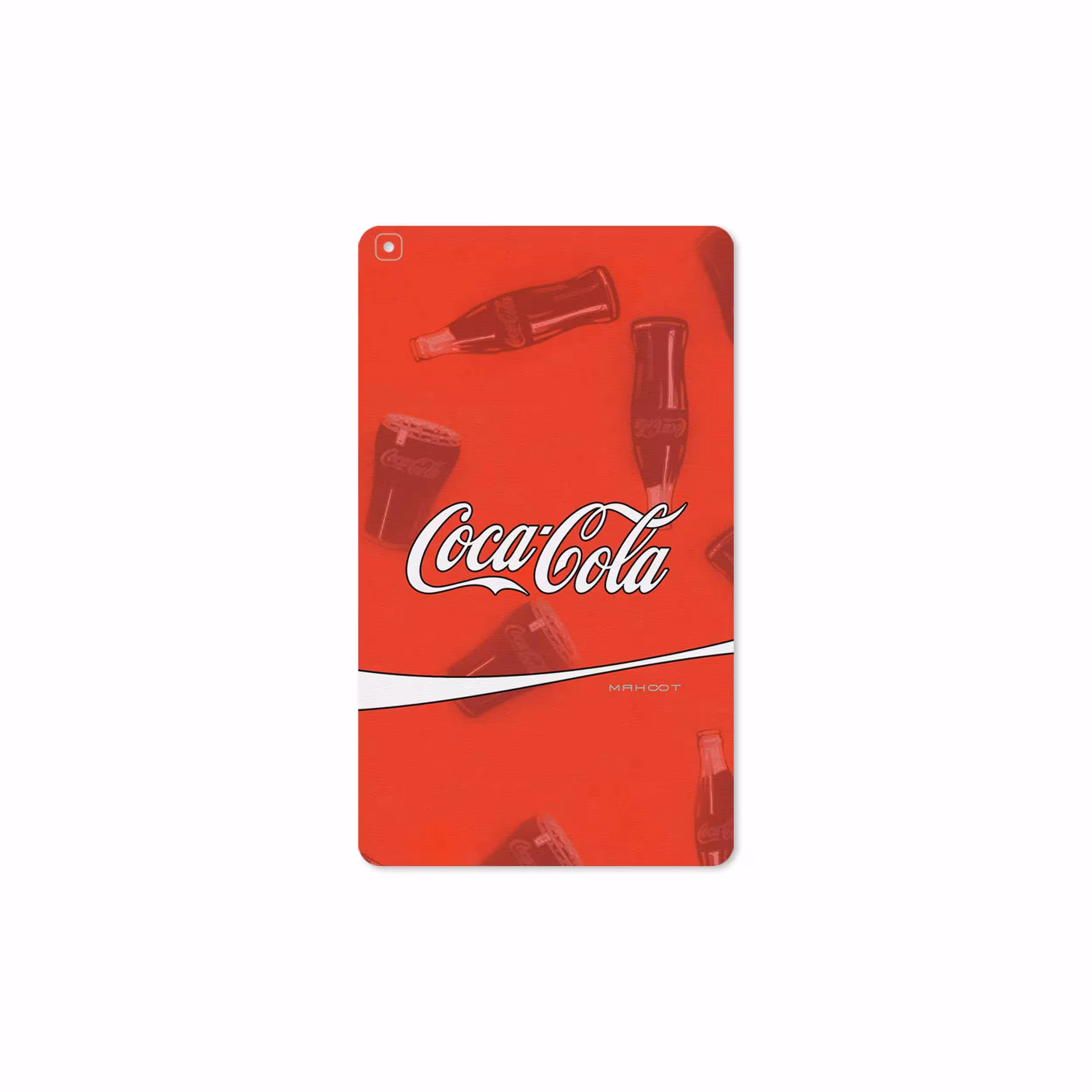 برچسب پوششی ماهوت مدل Coca-Cola-Logo مناسب برای تبلت سامسونگ Galaxy Tab A 8.0 2019 T290