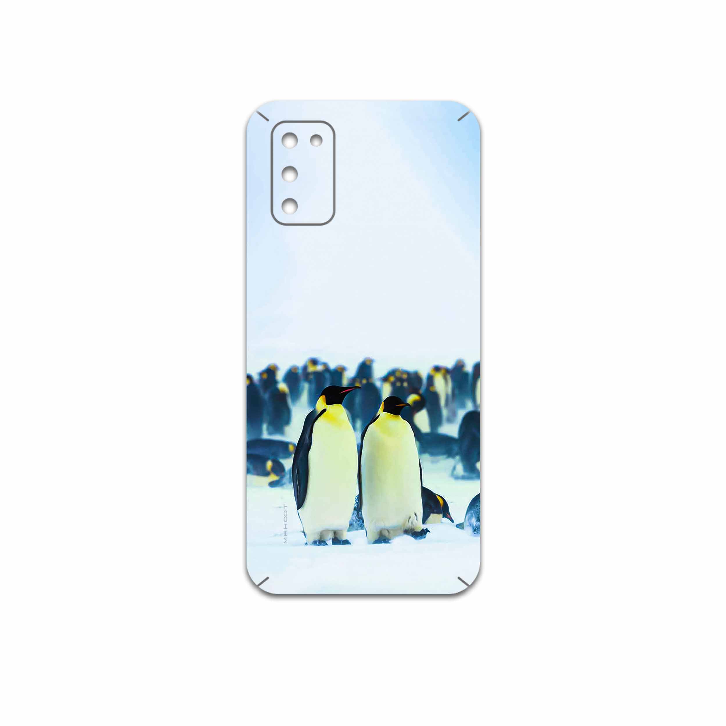 برچسب پوششی ماهوت مدل Penguin مناسب برای گوشی موبایل سامسونگ Galaxy A02S
