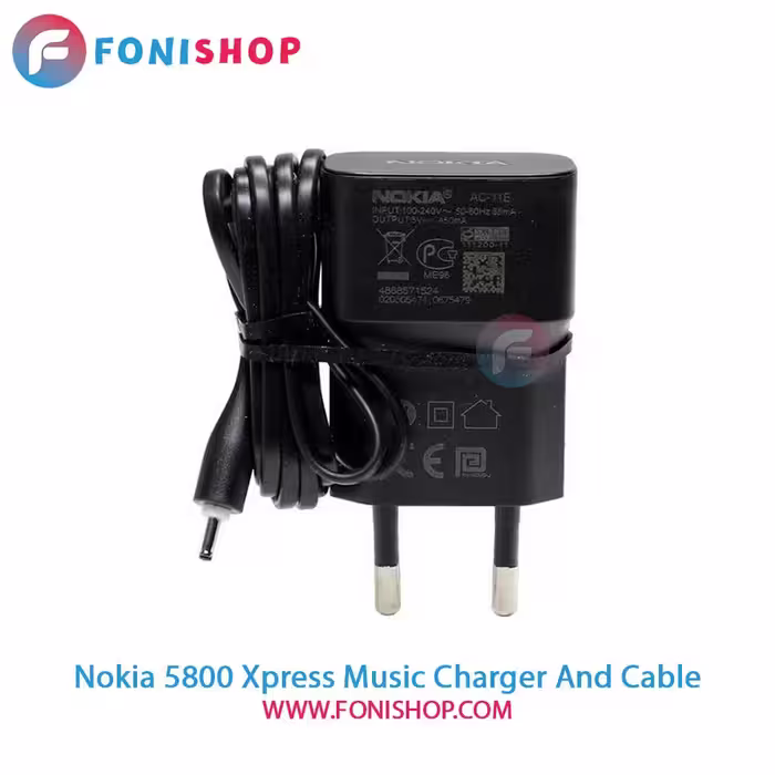 کابل و شارژر اصلی نوکیا Nokia 5800 Xpress Music