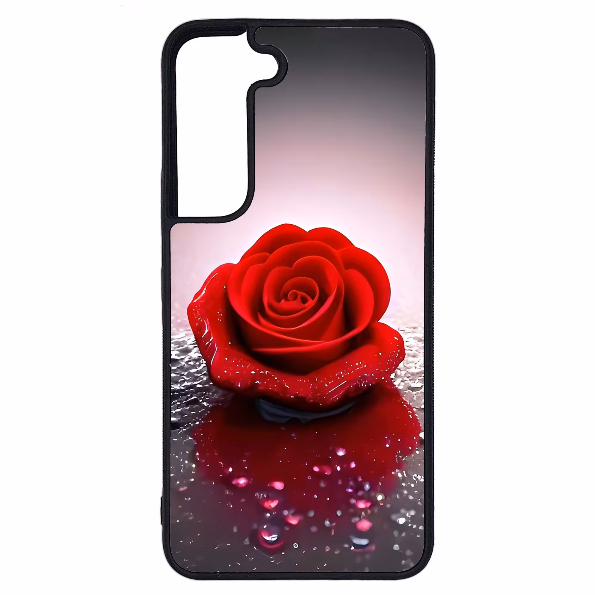 کاور طرح گل رز کد G-024 مناسب برای گوشی موبایل سامسونگ Galaxy S22 | دیجی قاب دونی