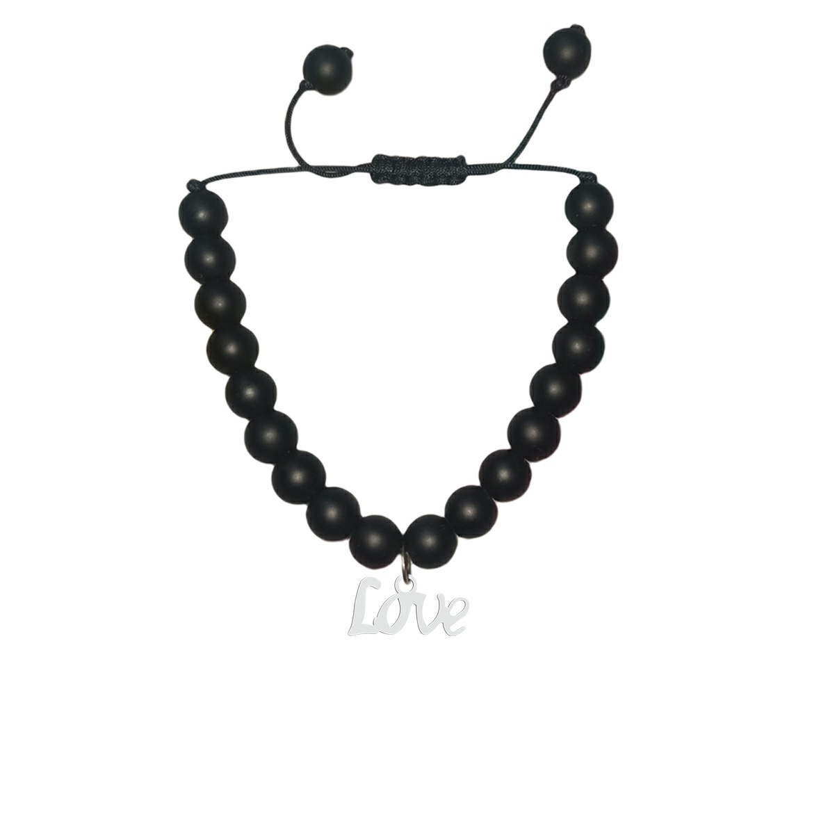 دستبند نقره هایکا طرح Love مدل nha1-149