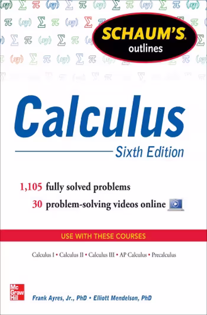 خرید و دانلود نسخه کامل کتاب Schaum's Outline of Calculus