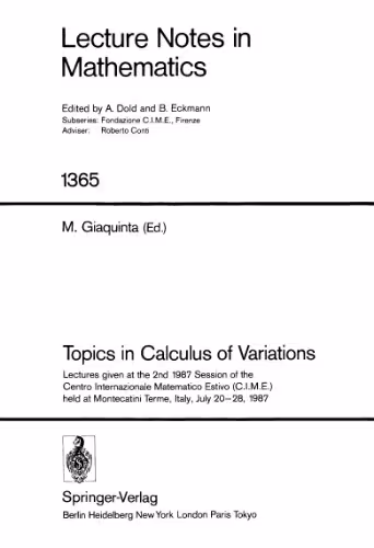 خرید و دانلود نسخه کامل کتاب Topics in calculus of variations