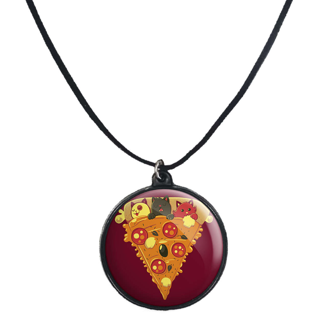 گردنبند پرمانه طرح حیوانات کیوت کد pmb.21455 مدل دو طرفه