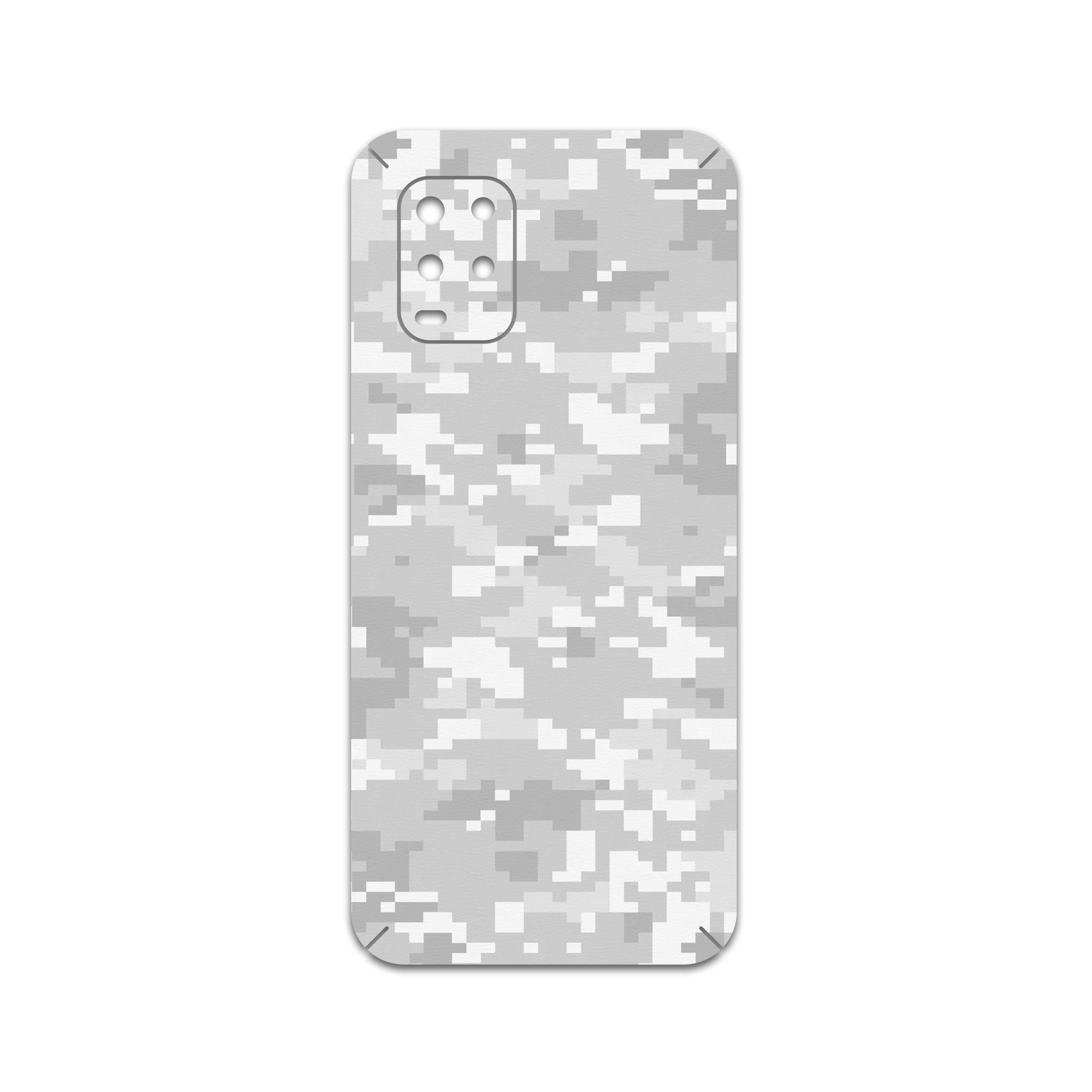 برچسب پوششی ماهوت مدل Army-Snow-Pixel مناسب برای گوشی موبایل شیائومی Mi 10 Lite 5G