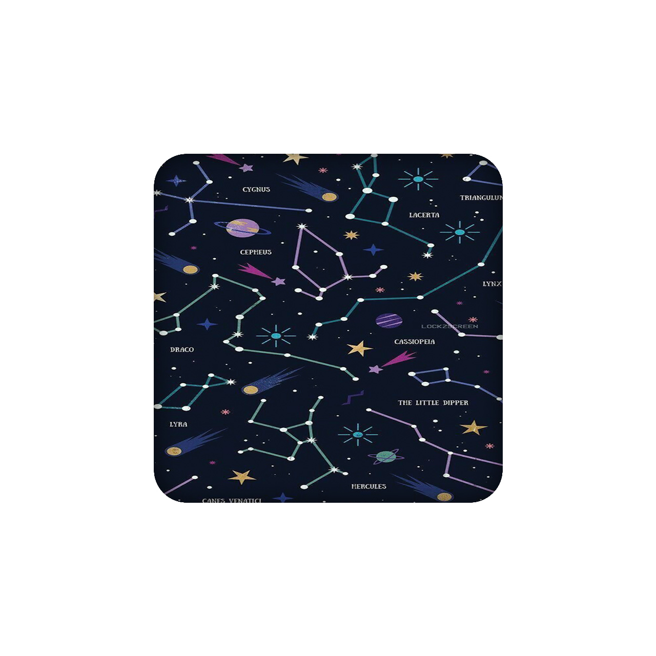 زیرلیوانی طرح فضا کد 547