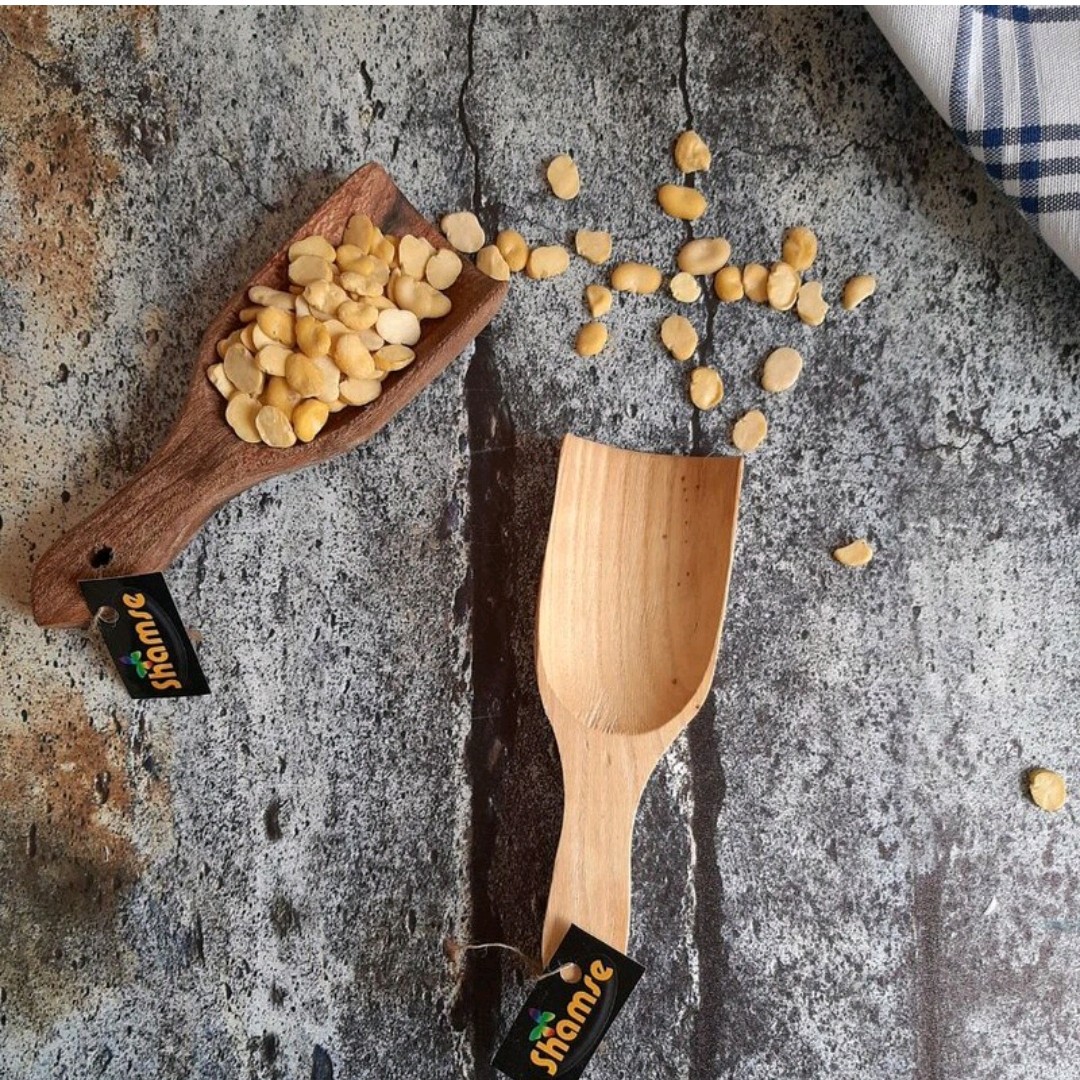 سر تاس چوبی دو عدد