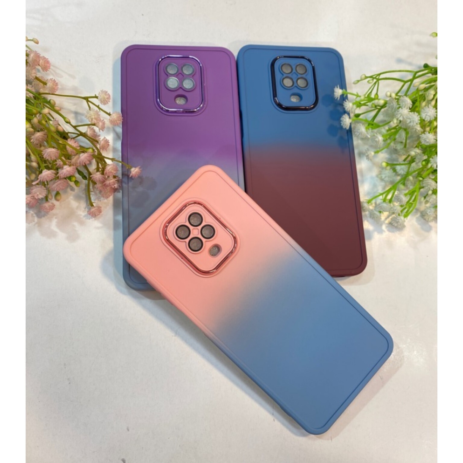 کاور دورنگی محافظ لنز (ارسال رایگان)note 9s