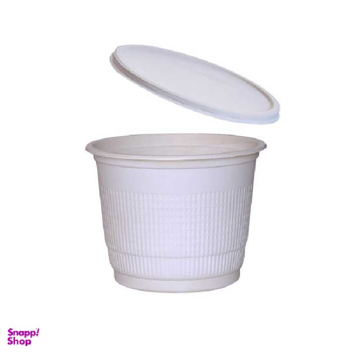 کاسه یکبار مصرف درب دار آملون مدل 1300A+Lid بسته 20 عددی