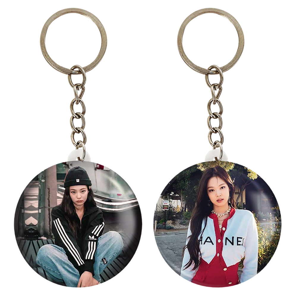 جاکلیدی خندالو مدل جنی گروه بلک پینک کد 29832986 مجموعه 2 عددی