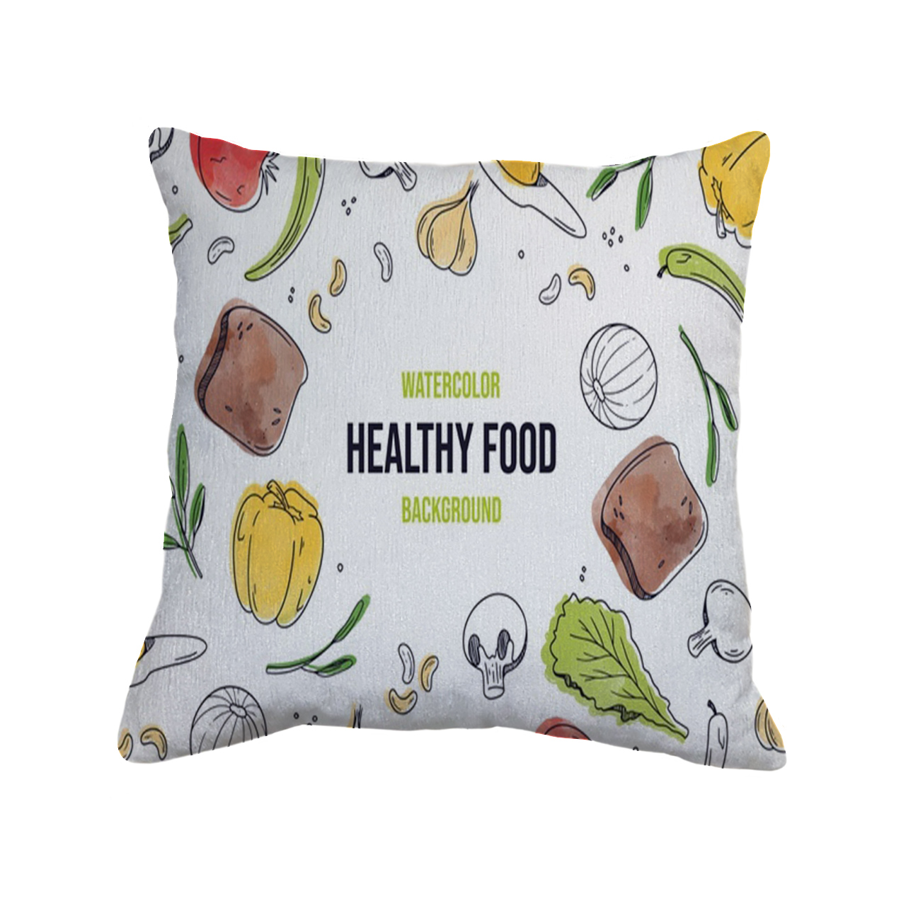 کاور کوسن طرح سبزیجات کد 8080