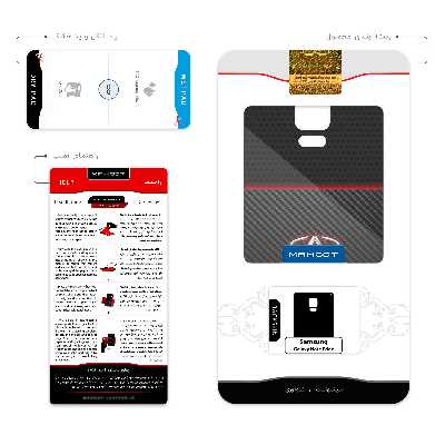 برچسب پوششی ماهوت مدل CHERY مناسب برای گوشی موبایل سامسونگ Galaxy Note Edge