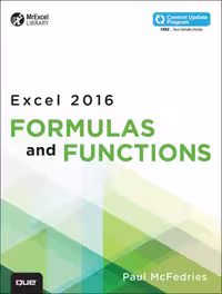 خرید و دانلود نسخه کامل کتاب Excel 2016 Formulas and Functions
