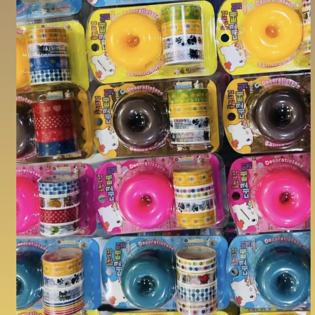 جا چسبی مدل دونات به همراه چسب واشی 