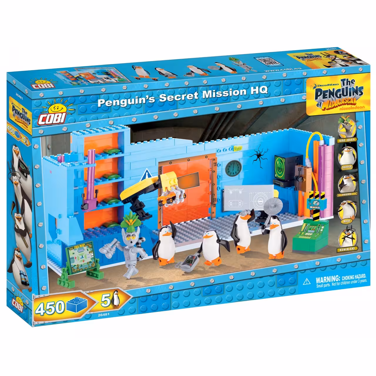 ساختنی کوبی مدل Penguins Secret Mission HQ