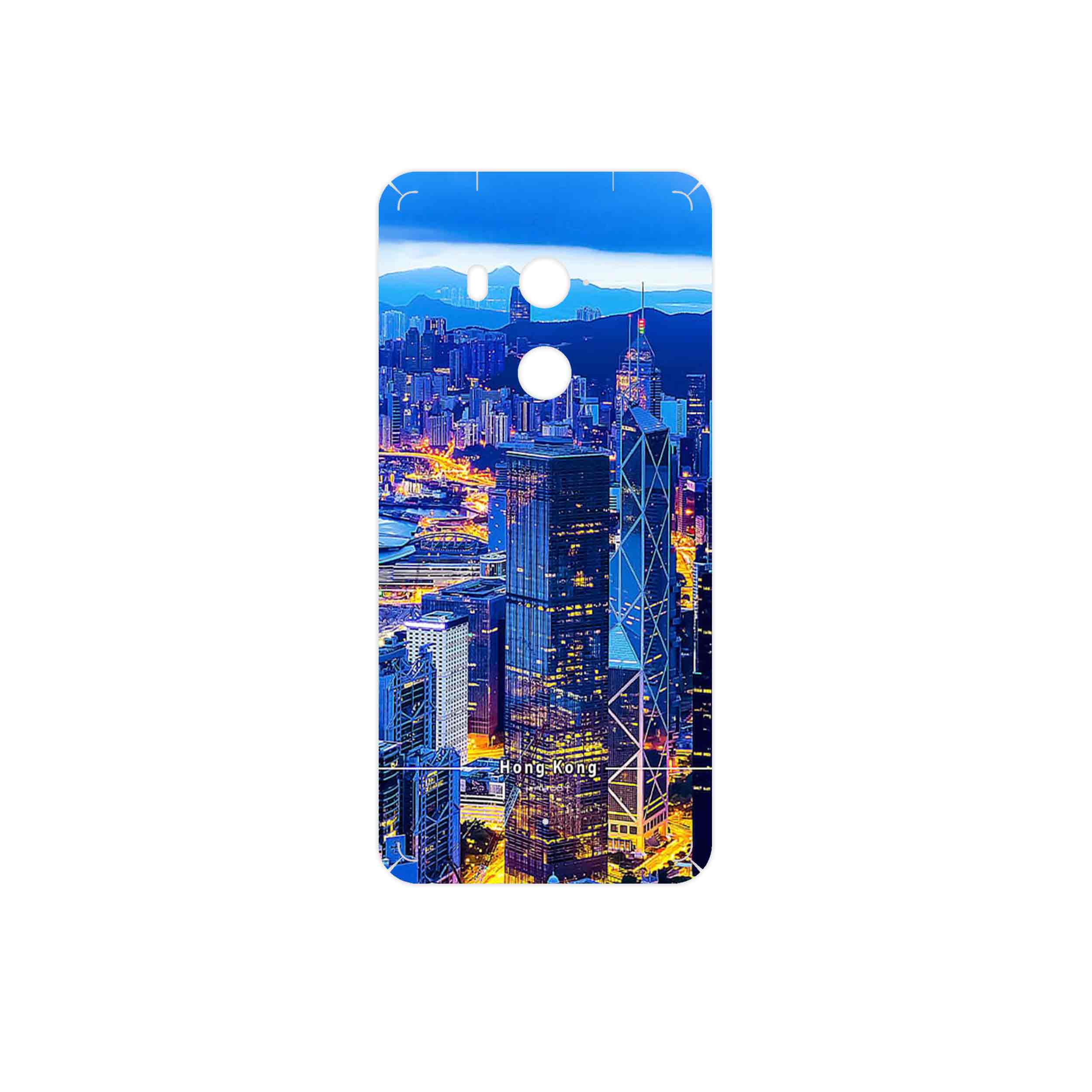 برچسب پوششی ماهوت مدل Hong Kong City مناسب برای گوشی موبایل اچ تی سی U11 Plus