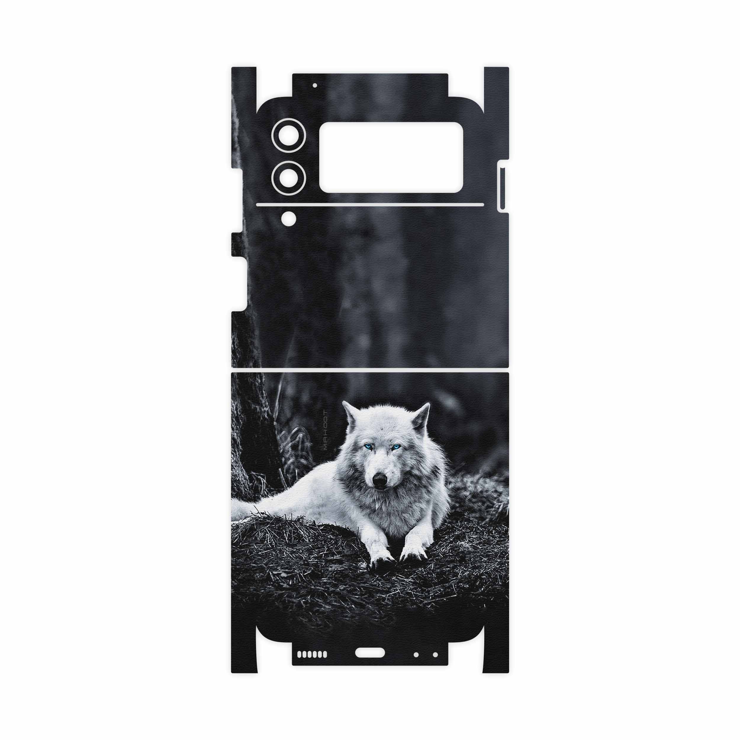 برچسب پوششی ماهوت مدل Dire-Wolf-FullSkin مناسب برای گوشی موبایل سامسونگ Galaxy Z Flip3 5G