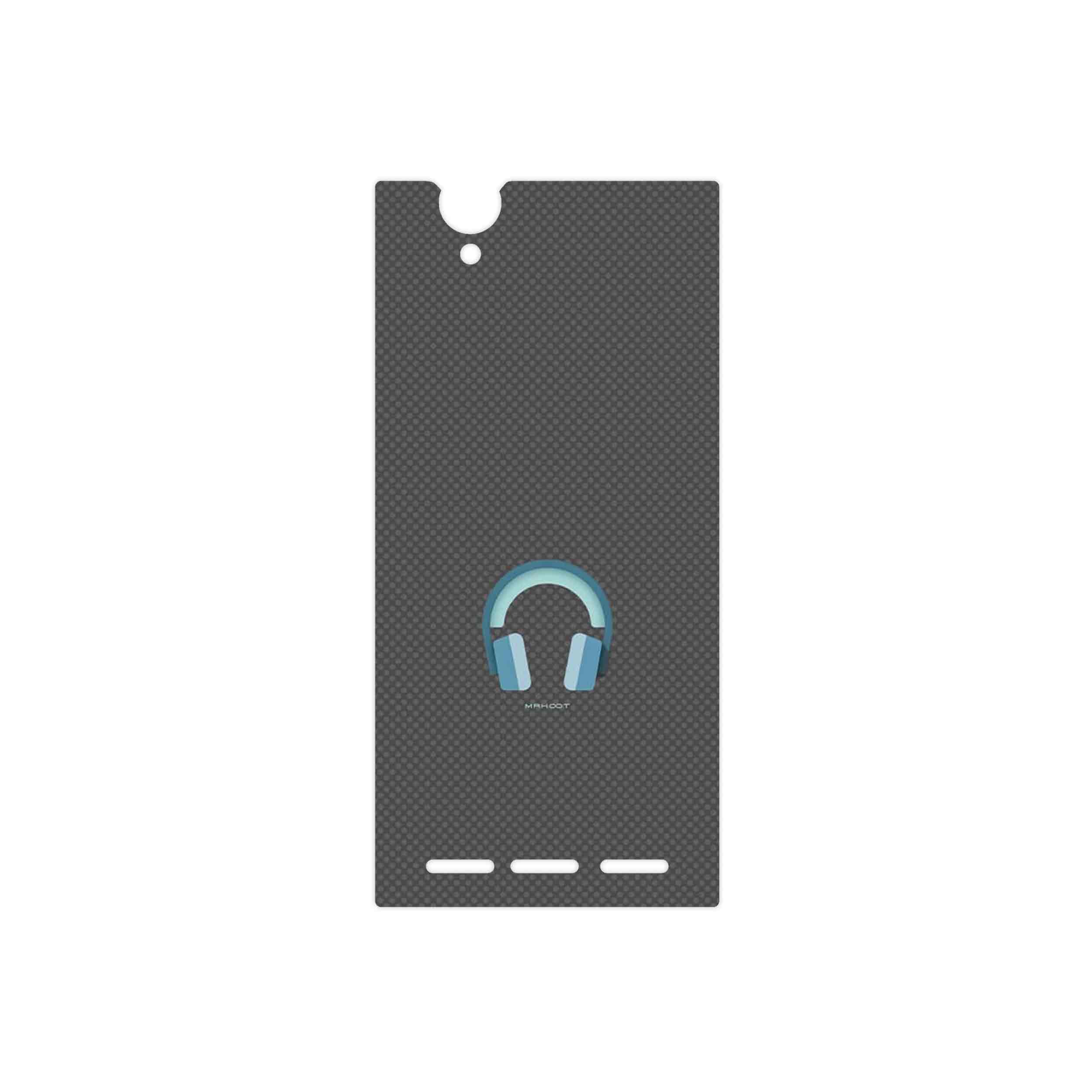 برچسب پوششی ماهوت مدل Minimal Headphone Icon مناسب برای گوشی موبایل سونی Xperia T2 Ultra