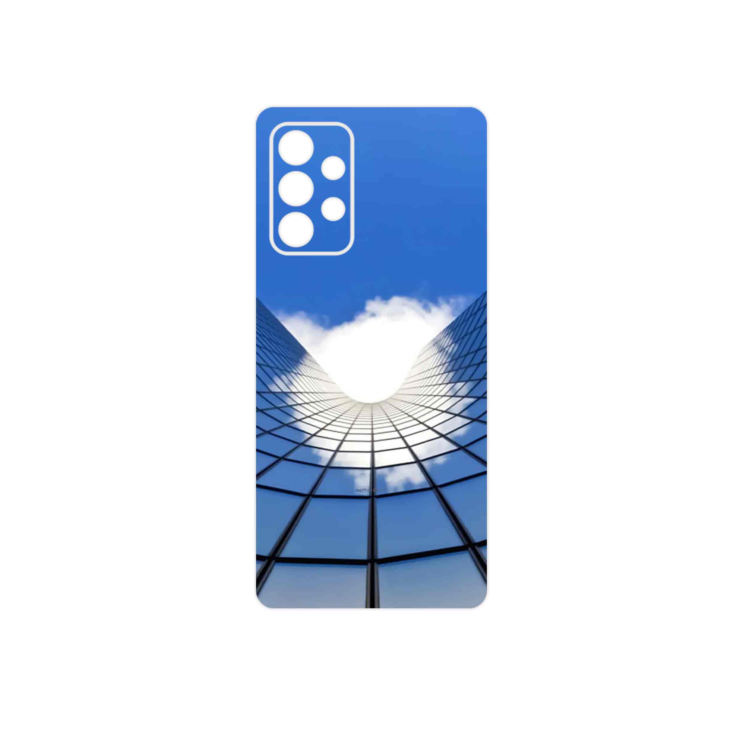 برچسب پوششی ماهوت مدل Glass skyscraper مناسب برای گوشی موبایل سامسونگ Galaxy A52 4G