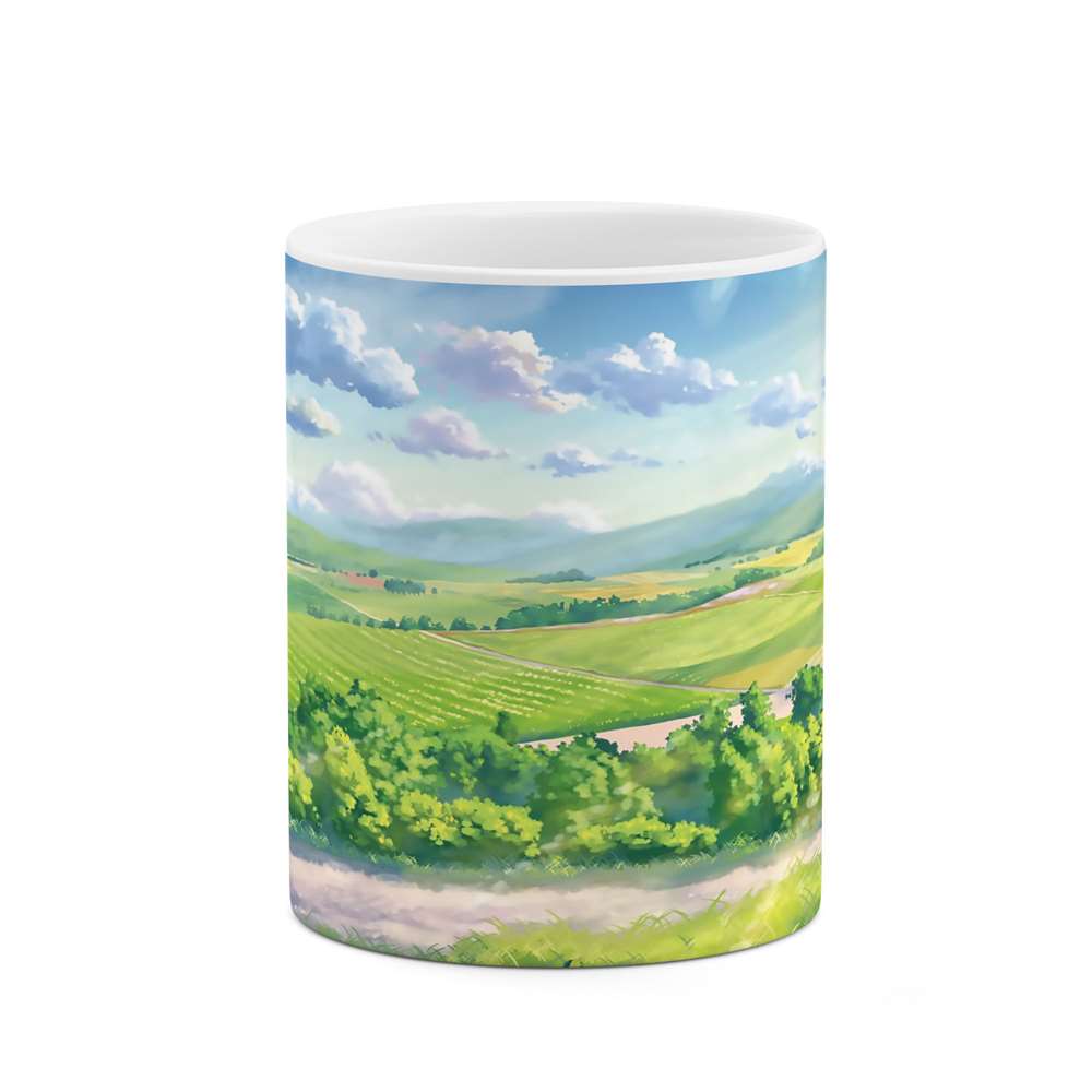 ماگ طرح منظره انیمه مدل mgp10021