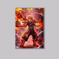 تابلو شاسی مدل انیمه شیطان کش Demon Slayer کد LA-10458 | دنیای قاب