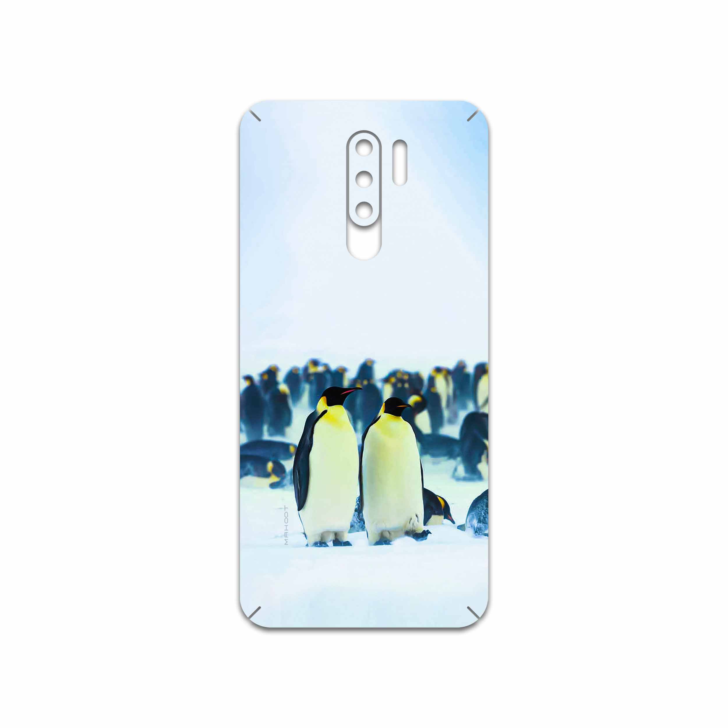 برچسب پوششی ماهوت مدل Penguin مناسب برای گوشی موبایل شیائومی Redmi 9