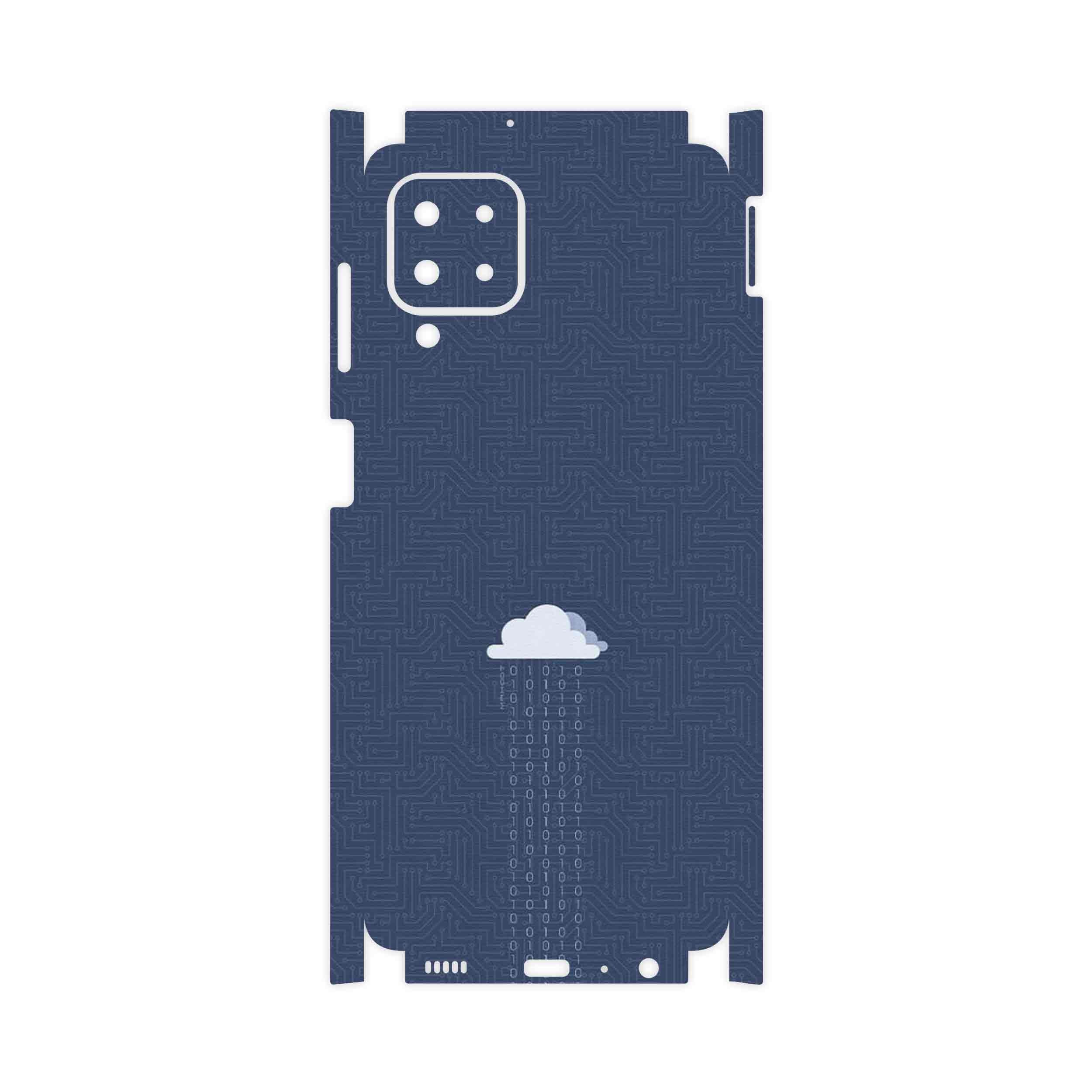 برچسب پوششی ماهوت مدل Minimal Data Cloud-FullSkin مناسب برای گوشی موبایل سامسونگ Galaxy M22